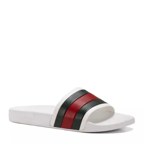 Gucci | Shoes | Gucci Mens Gg Signature Web Monogram Logo  display picture 2